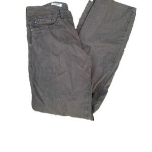 ADRIANO Goldmschmeid The Protégé Straight Leg Brown Jeans.Size 34x34 Made in USA